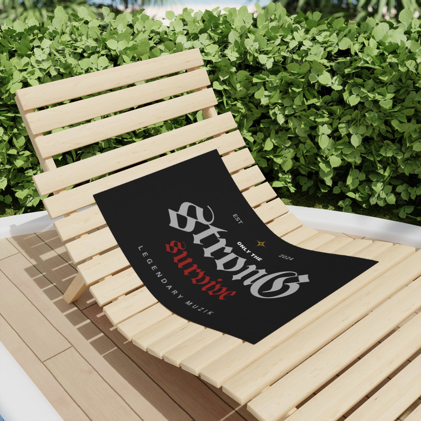 Only The Strong Beach Towel