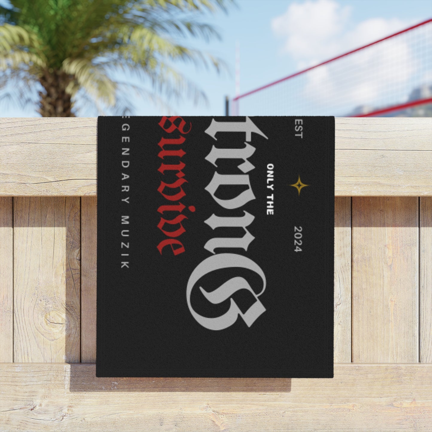 Only The Strong Beach Towel