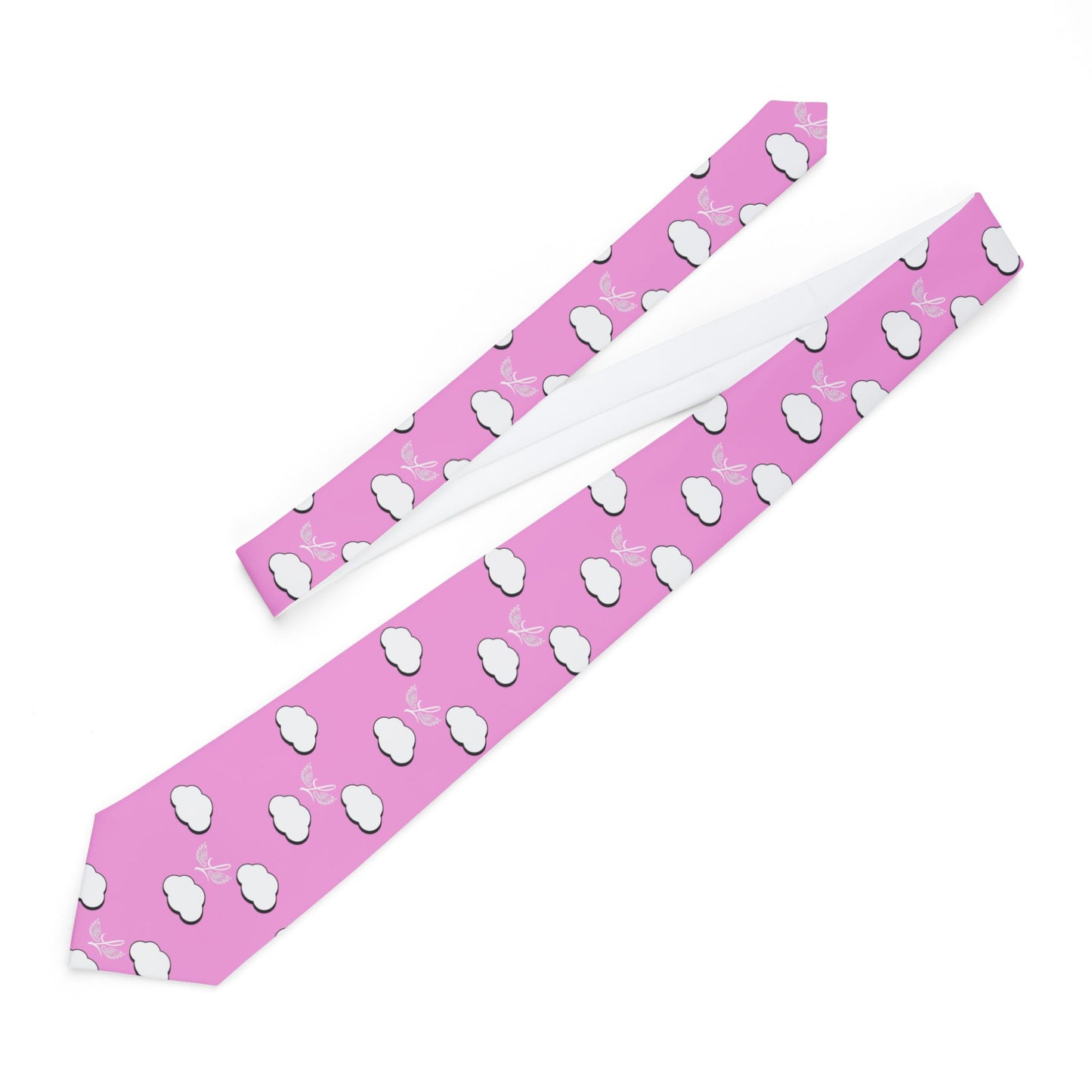 Legendary Clouds Tie Pink