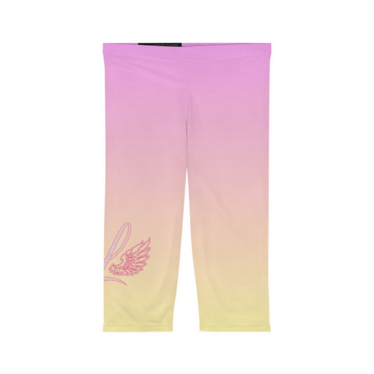 Legendary Strawberry Lemonade Women's Capri Leggings
