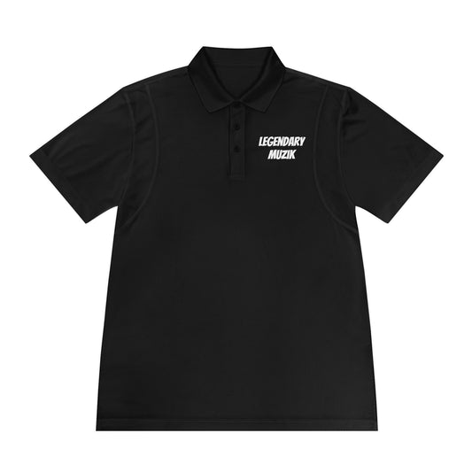 Legendary Black Men's Sport Polo Shirt